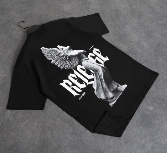 T-shirt oversize imprimé RELEASE