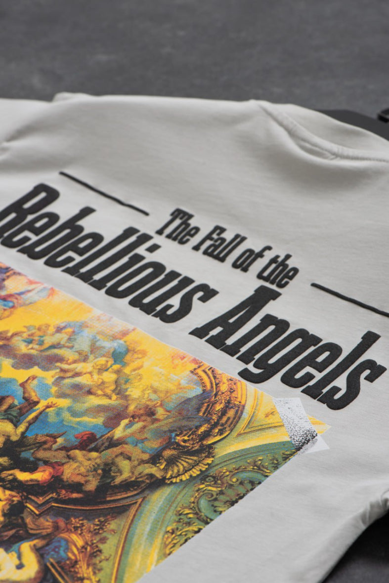 T-shirt oversize imprimé Rebellious Angels